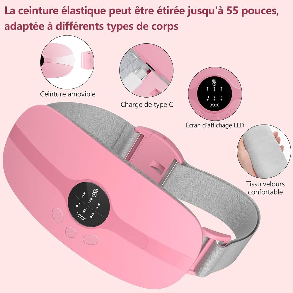 Ceinture chauffante contre les douleurs.